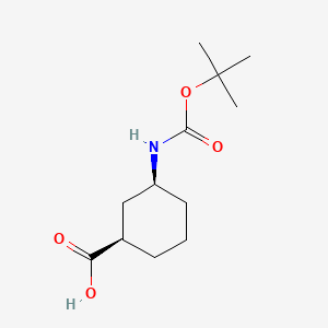 (1R,3S)-3-{[(terc-butoxi)carbonil]amino}ciclohexano-1-carboxílico Ácido 丨CAS 222530-39-4