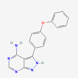 3-(4-Fenoxifenil)-1H-pirazolo3,4-dpirimidin-4-amina丨CAS 330786-24-8