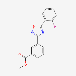 Ácido benzóico, 3-5-(2-fluorofenil)-1,2,4-oxadiazol-3-il-, Éster Metílico丨CAS 775304-60-4